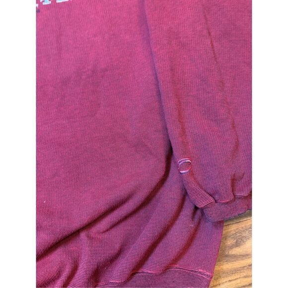 Size XXL- Y2K Ohio state Buckeyes OSU fire sweatshirt Crewneck red embroidered - Picture 2 of 7